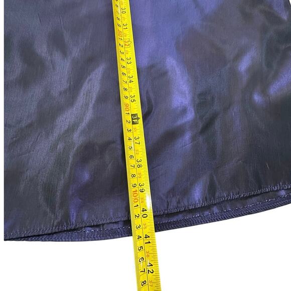 VTG Jessica McClintock for Gunne Sax SZ Large Tafetta Purple Metallic Maxi Skirt - Picture 12 of 13